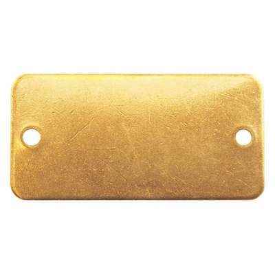 Tag,Brass,Yellow,1"Hx3"W,