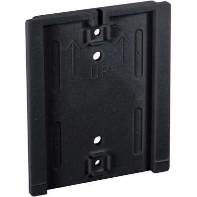 Black Wall Mount Plate For