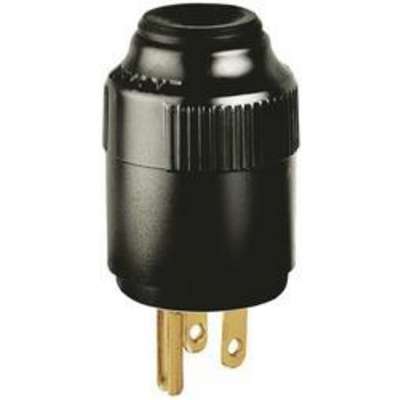 Straight Blade Plug, 15A, 125V