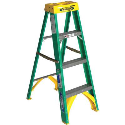 Stepladder,5900,H 4 Ft.,Spread