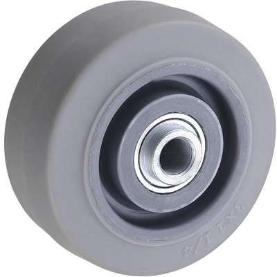 Caster Wheel,3 D x 1-1/4 In. W,