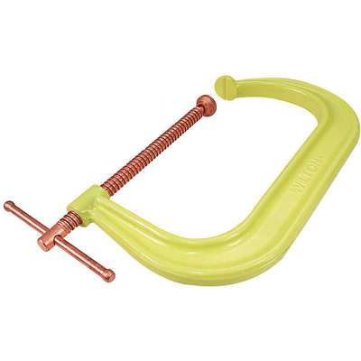 C-Clamp,10 In,8000 Lb.,Hi-Viz