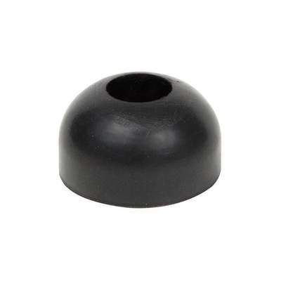 Bumper,1 In.,Black,Rubber,PK10