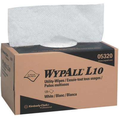 Wypall L10 Popup Box Wipes Wht