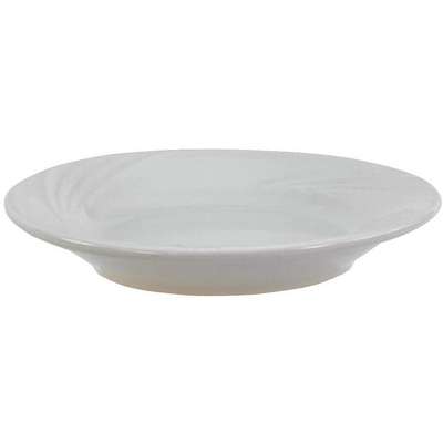 Plate,7-1/4 In.,Bright White,