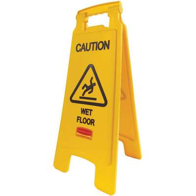 Floor Safety Sign, Caution Wet