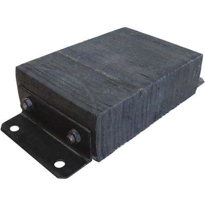 Dock Bumper,10x4-1/2x14-3/4 In.