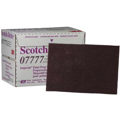 3M Scuff Pad, 07777, Maroon