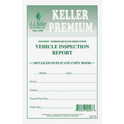 Vehicle Inspection Form,2 Ply,