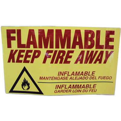 Safety Cabinet Label,Flammable,