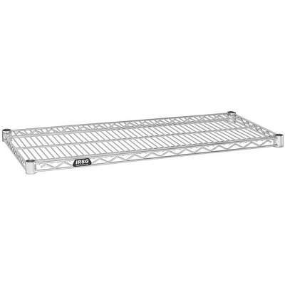 Wire Shelf,48" W,24" D,Chrome