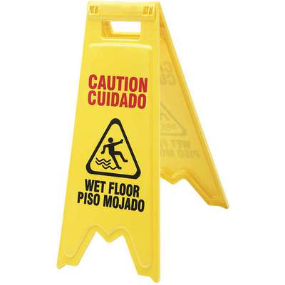 Floor Safety Sign,English,