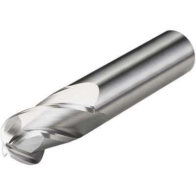 Carbide End Mill,Dia 1/4 In,