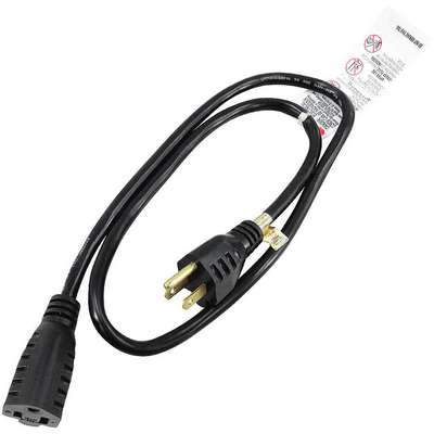 Power Cord,Ext,16/3,3Ft,5-15P