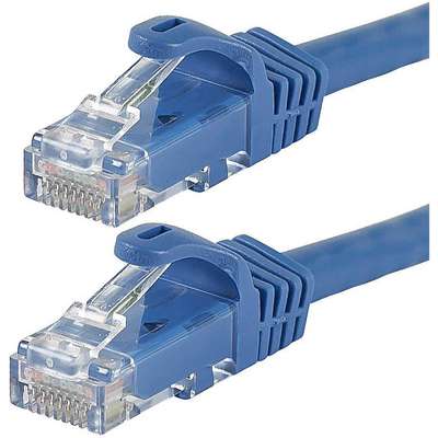 Ethernet Cable,Cat 6,Blue,10