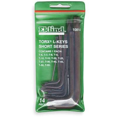 Torx Key Set,Pieces 14,T11