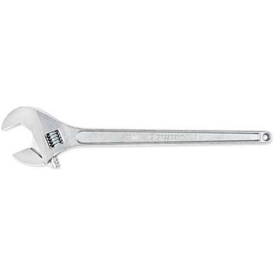 Adj Wrench,24in,Chrome Finish