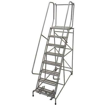 Rolling Ladder,Steel,110In. H.,