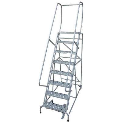 Rolling Ladder,Steel,110In. H.,