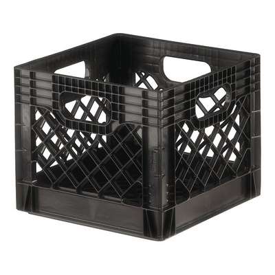 82501 Orbis Straight Wall Container, Black, 11