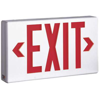 Exit Sign,1.0W,Red/Green,1 Or