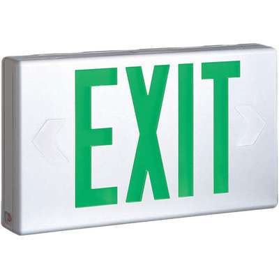 Exit Sign,Less Than 1.0W,Red/