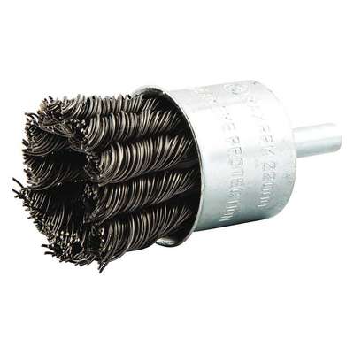 End Brush,Shank 1/4",Wire 0.