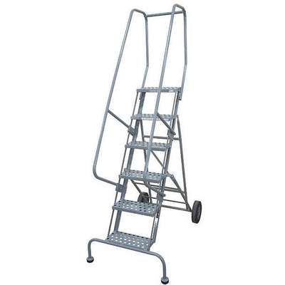 Rolling Ladder,Steel,80In. H.,