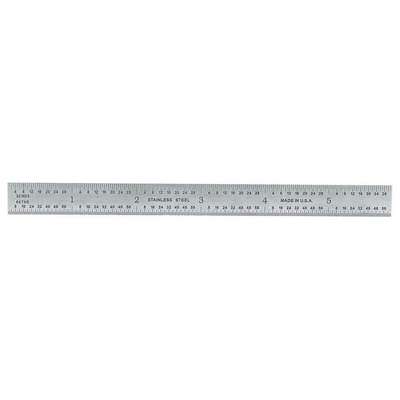 Ruler,Stainless Steel,6 In