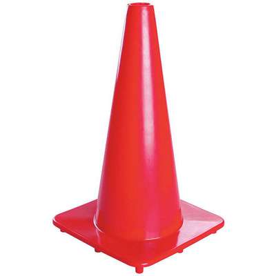 Traffic Cone, 18", Orange, PVC