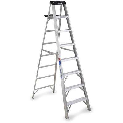 Stepladder,Aluminum,8 Ft. H,