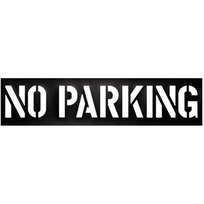 No Parking Stencil