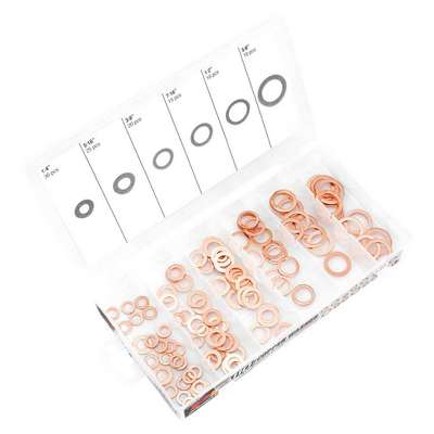 Copper Washer Hdwe Kit, 110 Pc