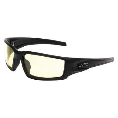 Safety Glasses,Blk Frame,Uvex