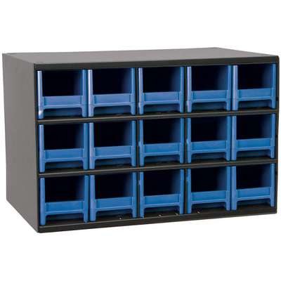 Drawer Bin Cabinet,11 In. D,17