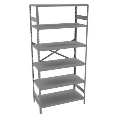 Metal Shelving,Open,75"H,6