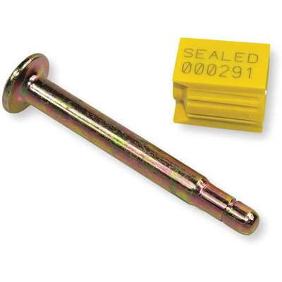 Bolt Seal,3-1/2" L,Yellow,6