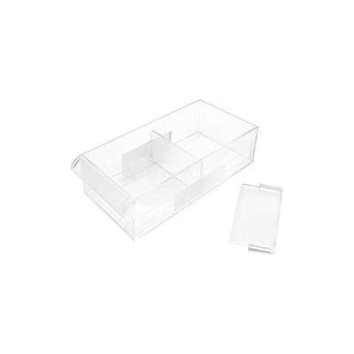 Divider,Clear,2-1/2in W x 1-1/