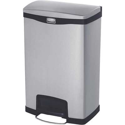 Trash Can,Rectangular,13 Gal.,