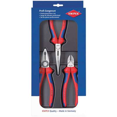 Plier Set,Dipped,3 Pcs