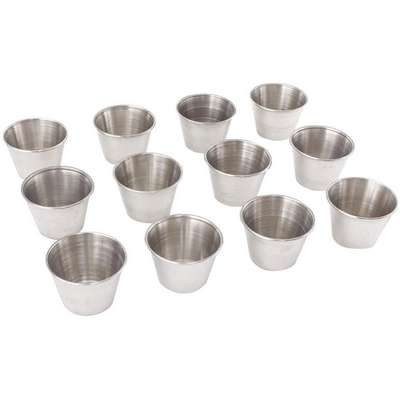 Sauce Cup,2-1/2 Oz,Stainless