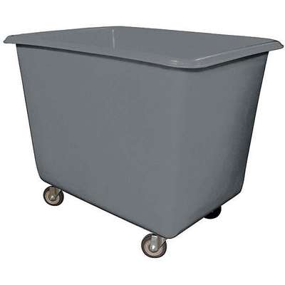 Cube Truck,Hdpe,Gray,15.0 Cu.