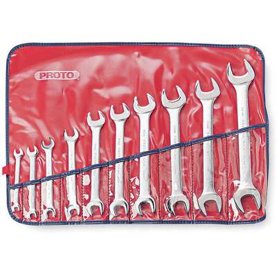 Open End Wrench Set,15 Deg,6-