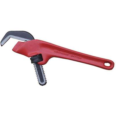 Hex Pipe Wrench,Iron,9-1/2 In.