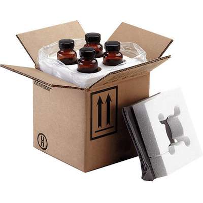 Hazmat Shipping Kit,(4) 8 Oz