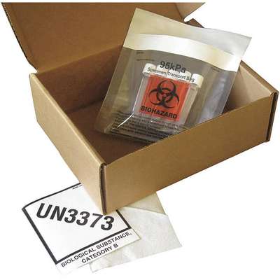 Hazmat Shipping Kit,6 In x 9-1/