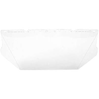 Visor,Polycarb,Clear,8x17 In