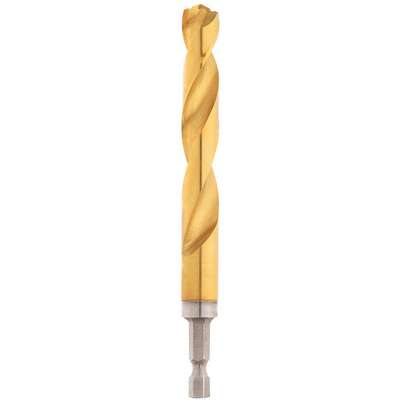 Drill Bit,Titanium,1/2 In.