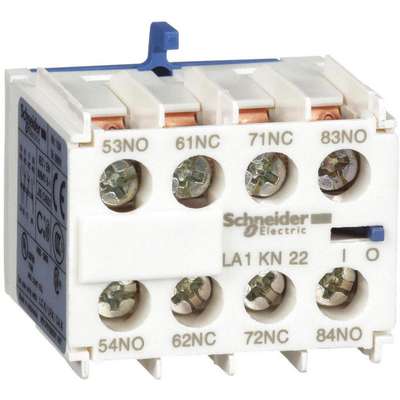 Iec Contact Block,10A,2NC,2NO