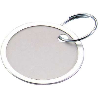 Key Tag,White,1-1/4" W x 1-1/